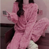 Ensemble pyjama velours femme, vue 9