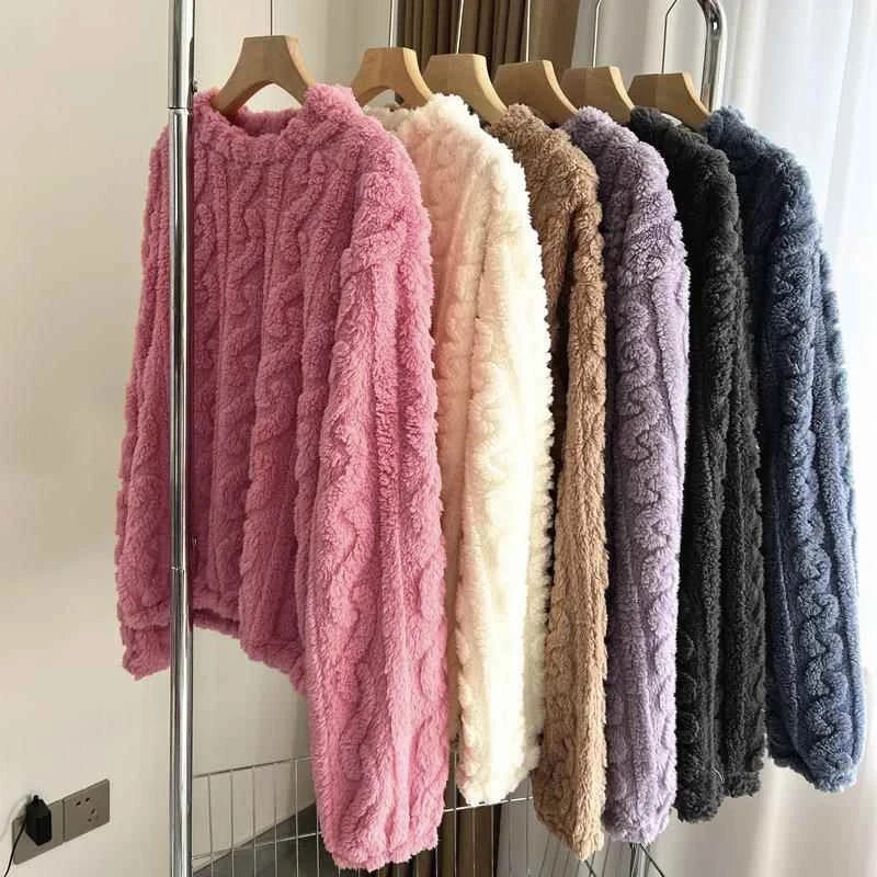 Ensemble pyjama velours femme, vue 4