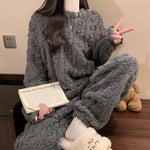 Ensemble pyjama velours femme, vue 11