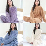 Ensemble pyjama velours femme, vue 3